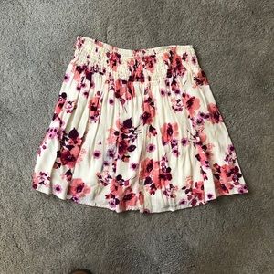 GARAGE FLORAL SKIRT